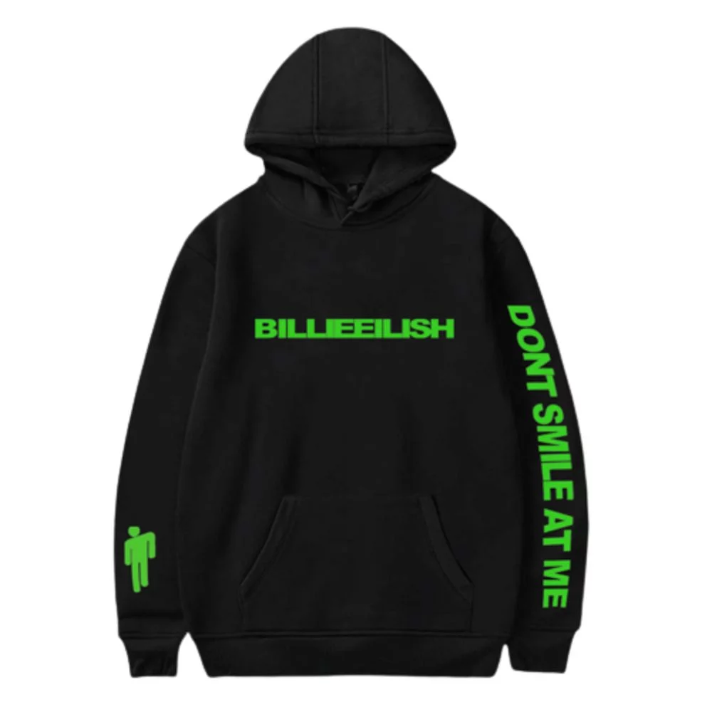 Billie-Eilish Hoodie Sweatshirt Printed Logo Winter Women/Men Loose Cool Casual Pullovers