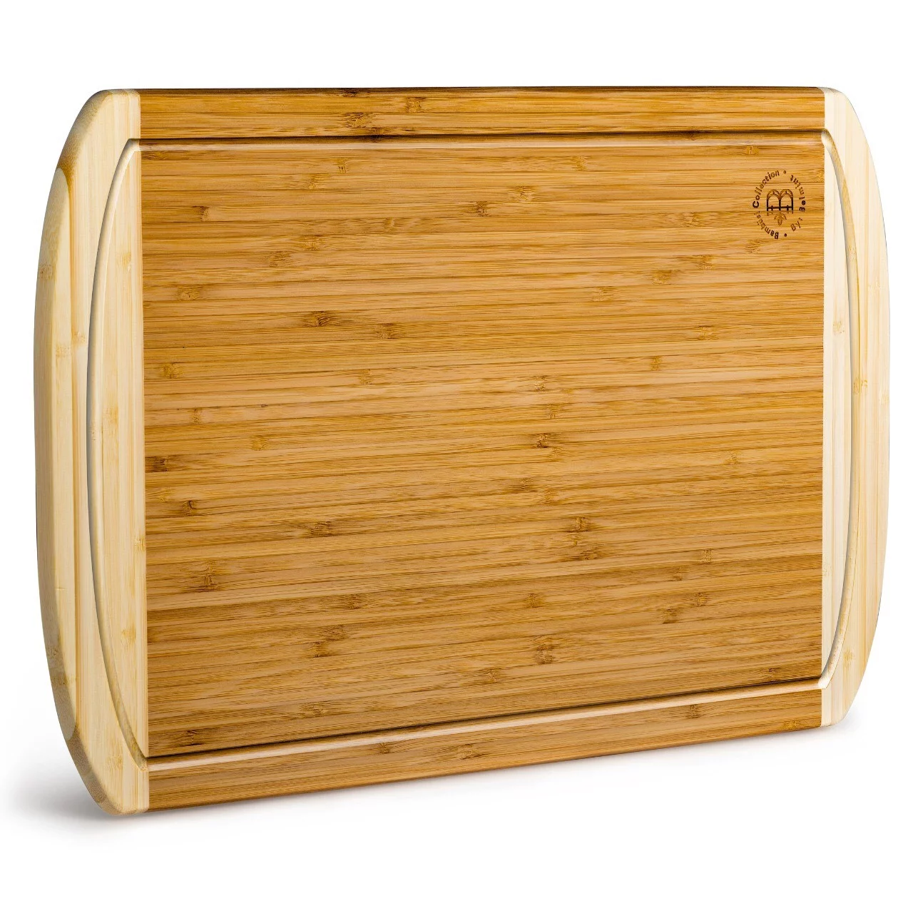 Extra Large Bamboo Cutting board for Kitchen - With Juice Grooves, (Wide and Thick 18