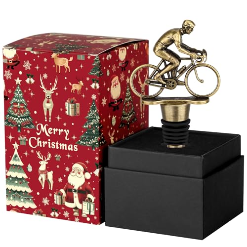 LKKCHER Deer Wine Bottle Stopper, Vintage Wine Gifts for Men Women, Father Gifts Birthday Gifts Christmas Gifts for Men Dad Women, Bronze Stag Gifts, Wine Saver, Wine Accessories