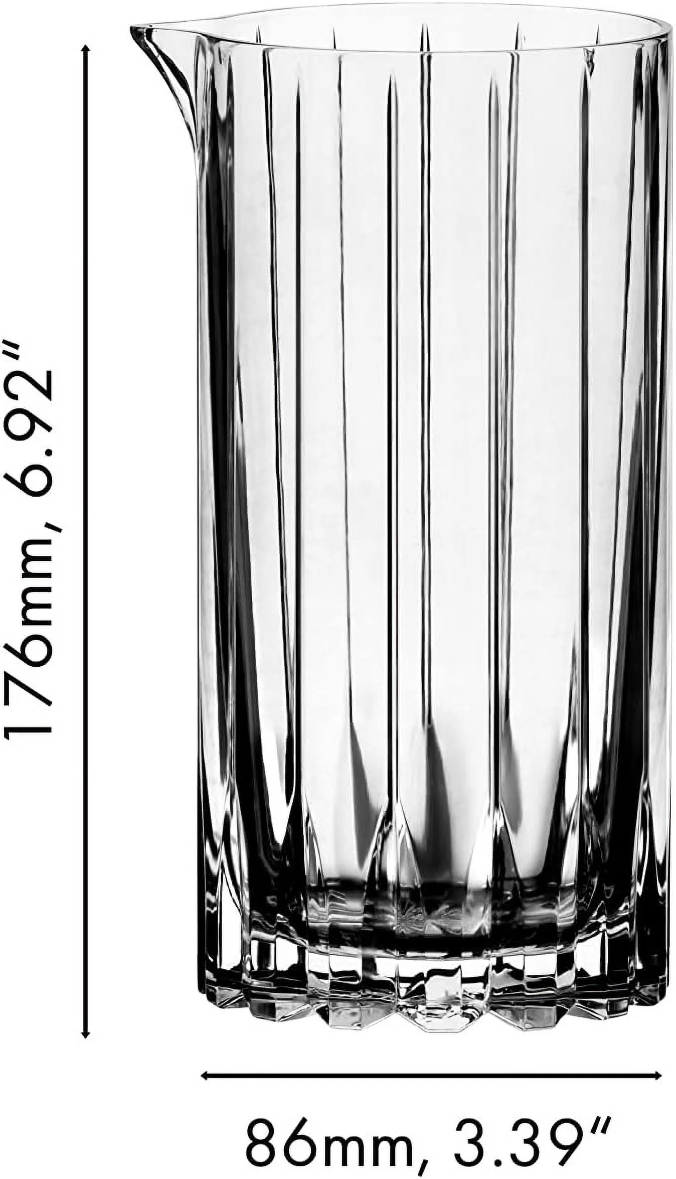 Drink Specific Glassware Mixing Glass,22.93 Ounce