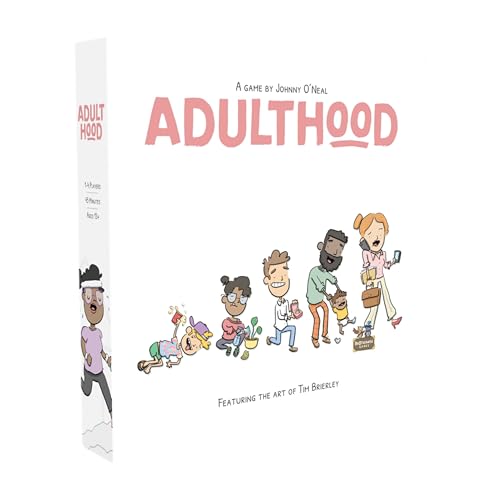 Brotherwise Games Adulthood – Relatable Life Strategy Board Game, Navigate Challenges of Growing Up, Fun for 1-4 Players, Ages 13+