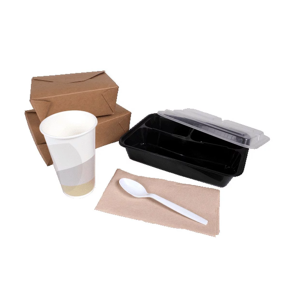 Karat PS Plastic Extra Heavy Weight Tea Spoons - White - Wrapped - 1,000 ct