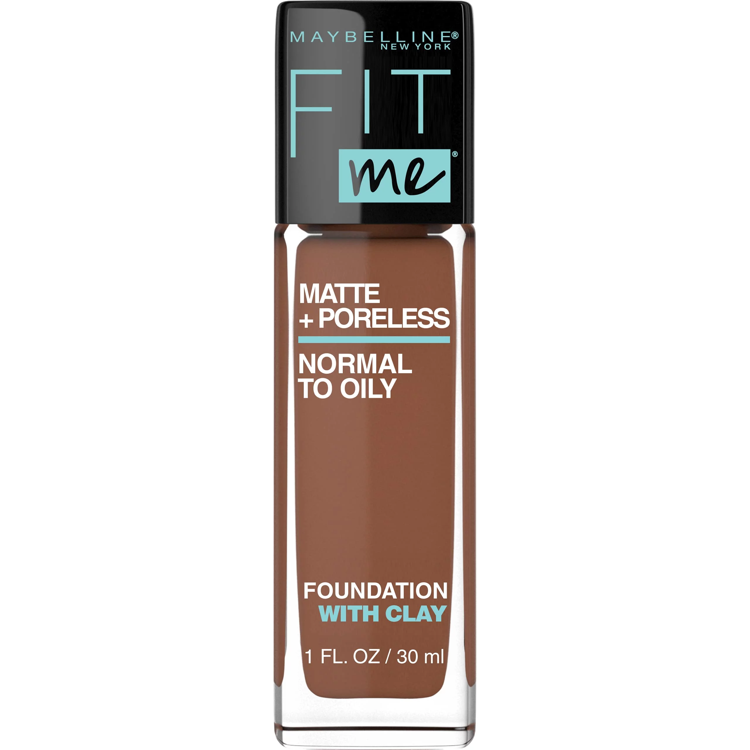 Maybelline Fit Me Matte + Poreless Liquid Foundation 370 Deep Bronze 1 Fl Oz (Pack of 32)