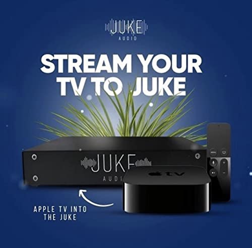 Juke-8: 8 Zone Multi-Room Amplifier | Stream Wirelessly via Airplay 2, Spotify Connect, Bluetooth, DLNA | App Controlled Audio System