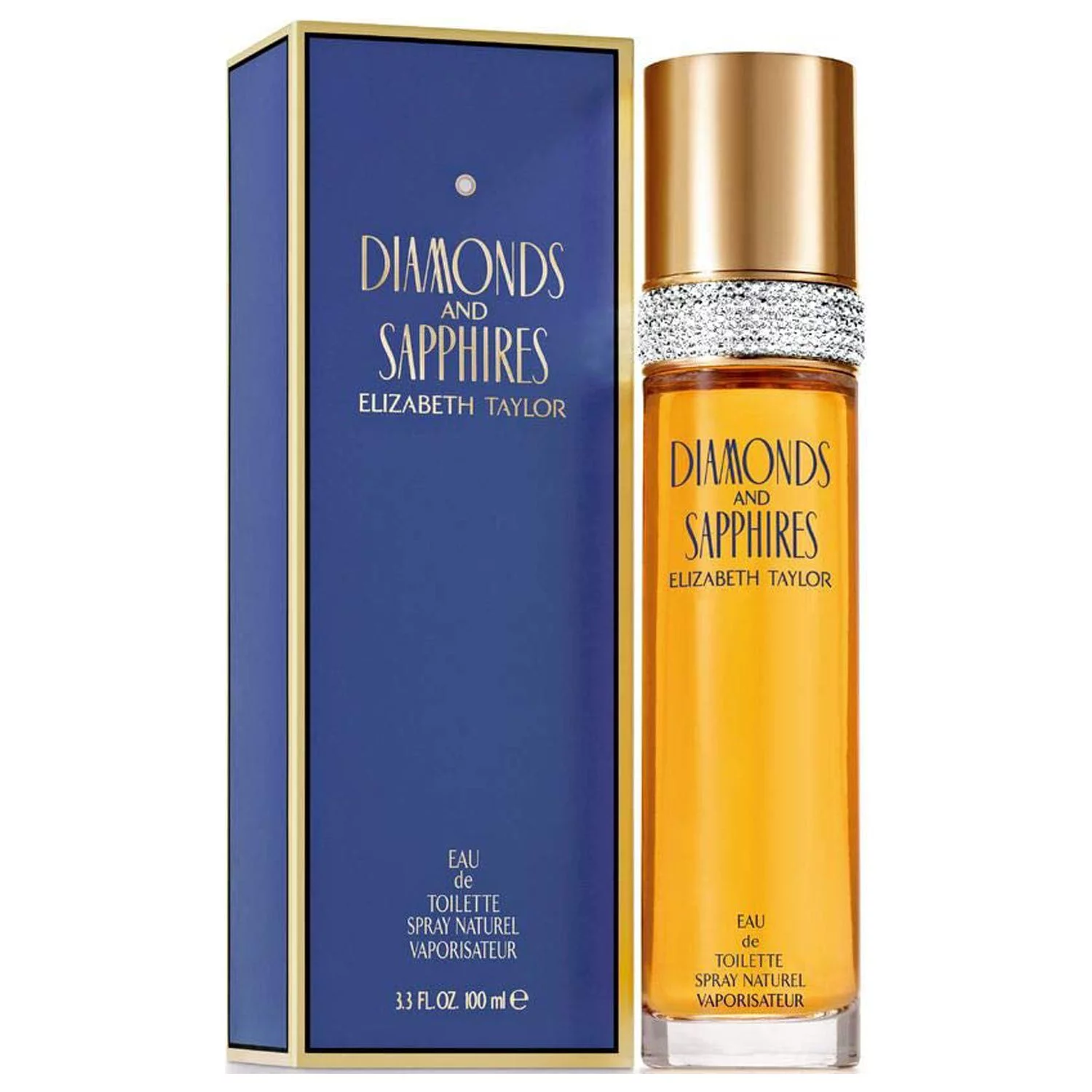 Elizabeth Taylor Diamonds and Sapphires Eau de Toilette 3.3 oz *EN