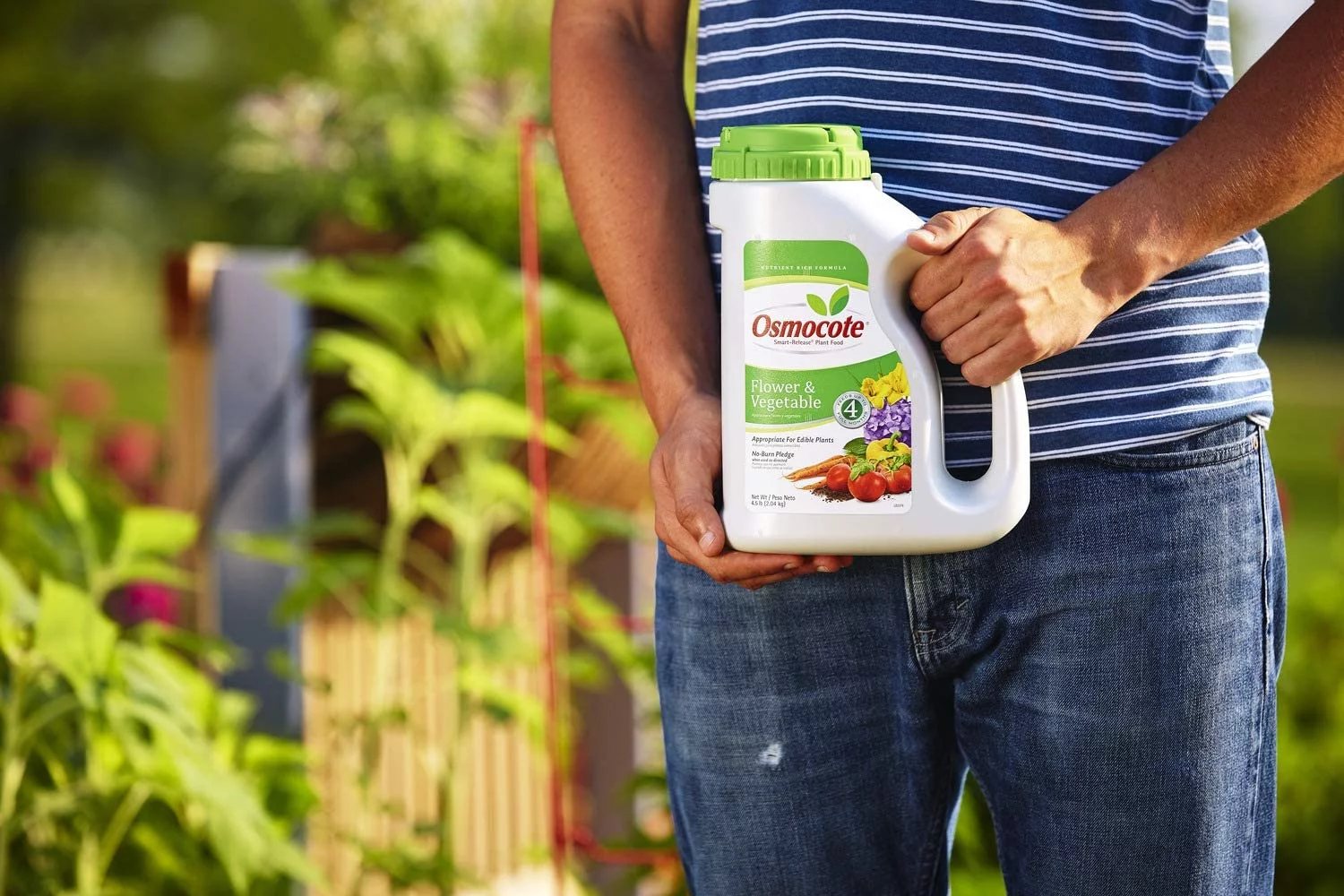 Osmocote 277860 Flower and Vegetable Smart Release Plant Food Plant Fertilizer 6 Pack, 4.5 lb