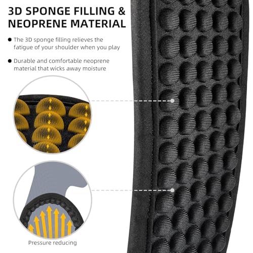 LEKATO Guitar Straps for Electric Guitar Bass, 3.5