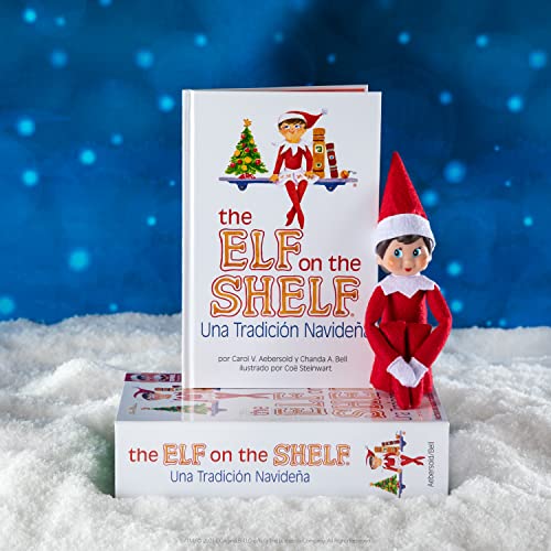 The Elf on the Shelf: UNA TradiciÃn NavideÃa Spanish Language Book & Blue-Eyed Girl Scout Elf