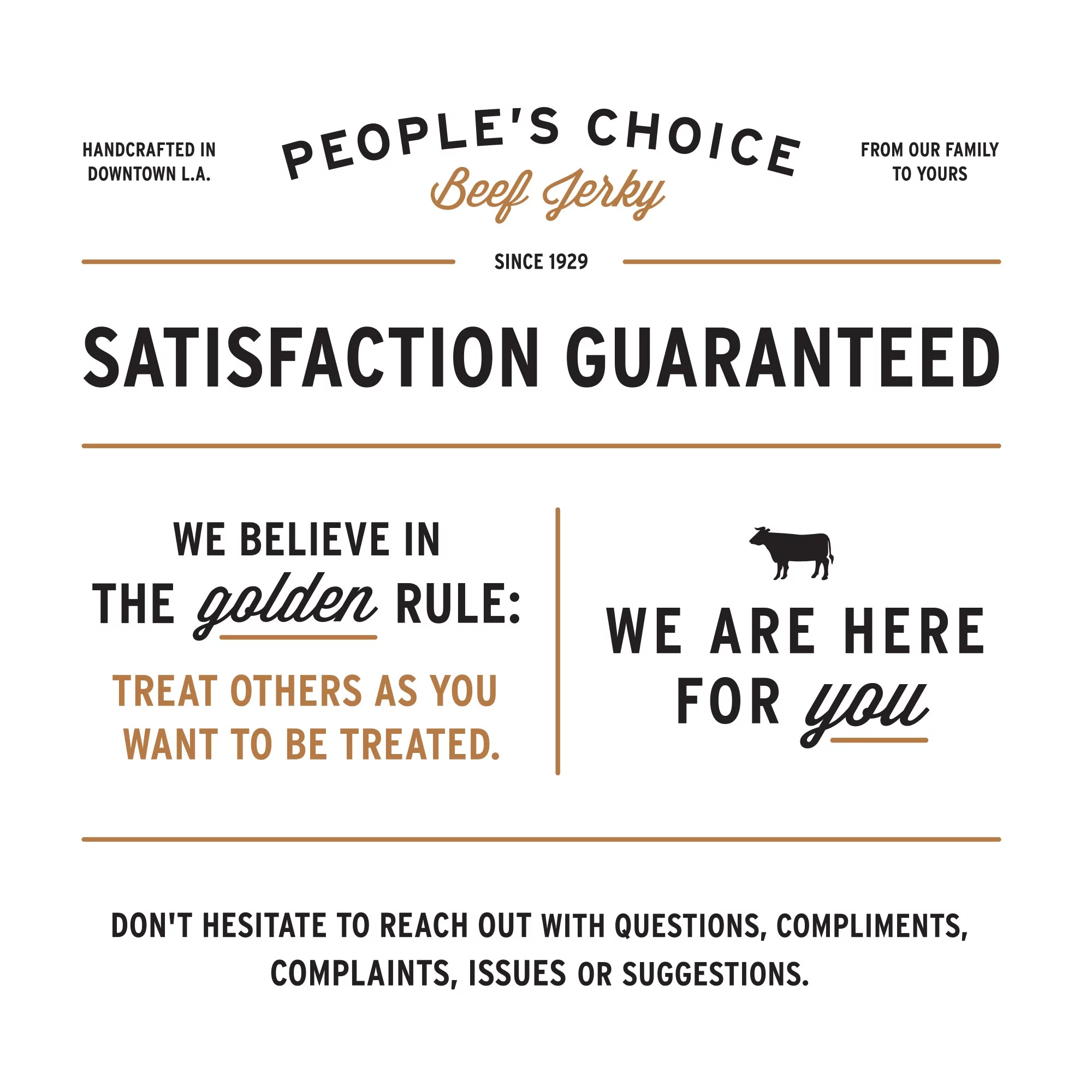 People's Choice Beef Jerky - Garlic Ginger - Backpacking Food - Family Made  - 1 Pound, 16 oz - 1 Bag