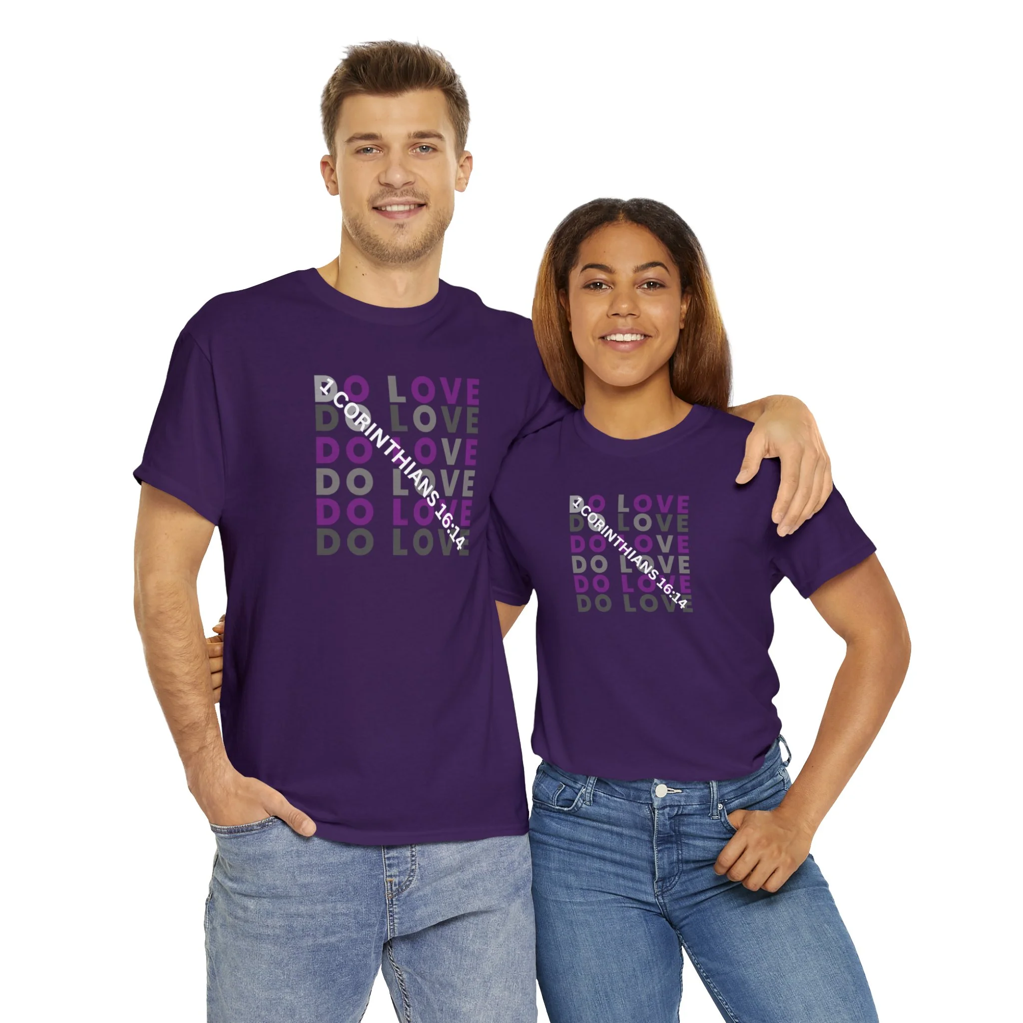 Inspired By TNT Do Love Scripture Tee, Adult Graphic Casual Unisex T-Shirt