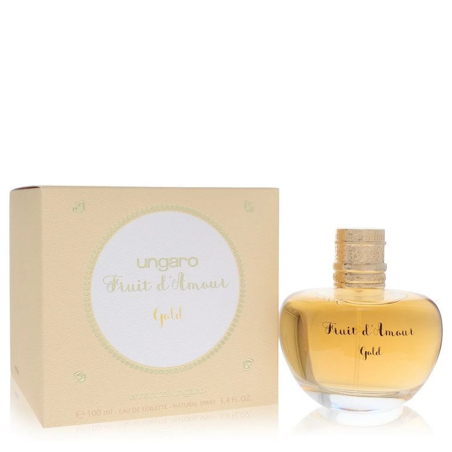 Ungaro Fruit D'Amour Gold by Ungaro Eau De Toilette Spray 3.4 oz for Women