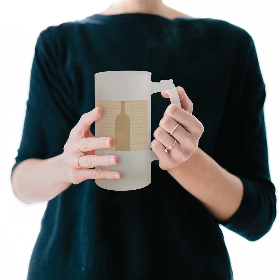 Not Today Corona - 16oz Frosted Beer Stein, Frosted