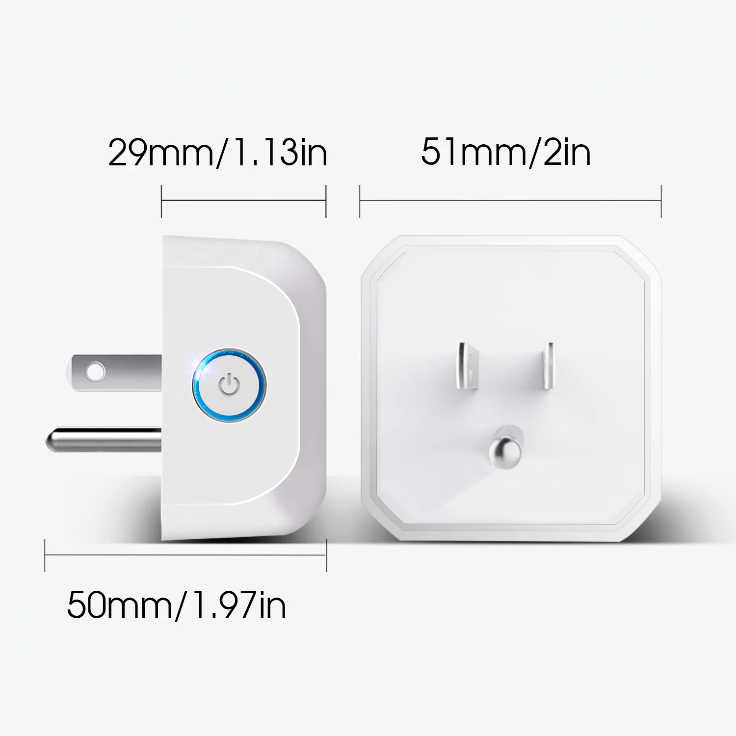 Kootion Smart Plug 3 Pack Wifi Enabled Mini Outlets Smart Socket, Compatible with Google Assistant, No Hub Required, Timing Remote Control