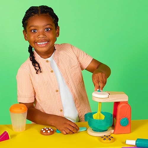 B. toys – Mini Chef – BBQ Grill Playset – Pretend Play BBQ Grill Play Set – Toy Grill & Play Food – Barbecue Role – Play Set for Kids – 3+ Years(16 Pieces)