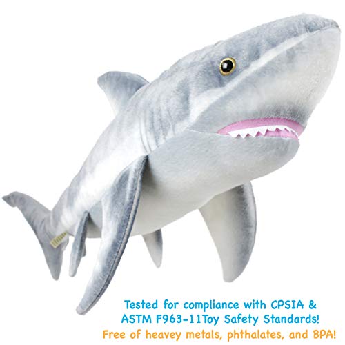 Sammy The Shark - 34 Inch Long Great White Stuffed Animal Plush