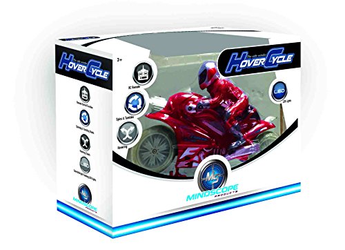 Mindscope Hovercycle Red 27 MHz Remote Control (RC) Stunt Performing Light Up Motorcycle