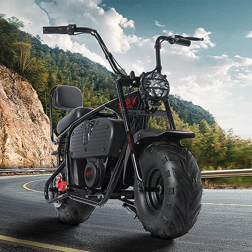 Oryxearth Electric Mini Dirt Bike, 36V Battery 1000W Motor Electrical Powered Motorcycle for Kids, 2 Speeds-15.5MPH/22 MPH, 2 Hanging Bags, Endurance 60 Mins, Up to 185lbs, Camo Blue & Yellow