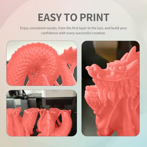 OVERTURE PLA Filament 1.75mm PLA 3D Printer Filament, 2kg Cardboard Spool (4.4lbs), Dimensional Accuracy +/- 0.02mm, Fit Most FDM Printer (Black 2-Pack)