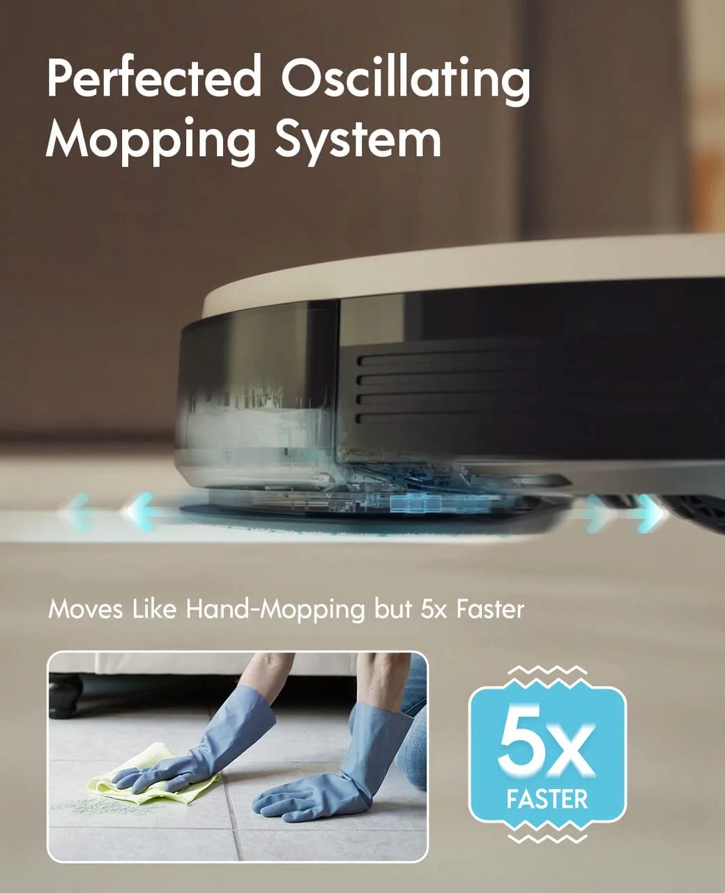 Robot uum - Ultra-Slim Design, Powerful 3000Pa Suction, Carpet Detection, Smart Visual Mapping Navigation Ideal for Carpet, Hard Floor Cleaning, Pets Compatible, Wi-Fi Connected