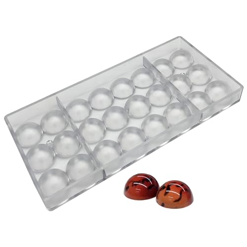 Goldbaking Ball Chocolate Mold Ball Polycarbonate Mould Chocolate Mold Hot Chocolate Bomb (Middle 2inch)