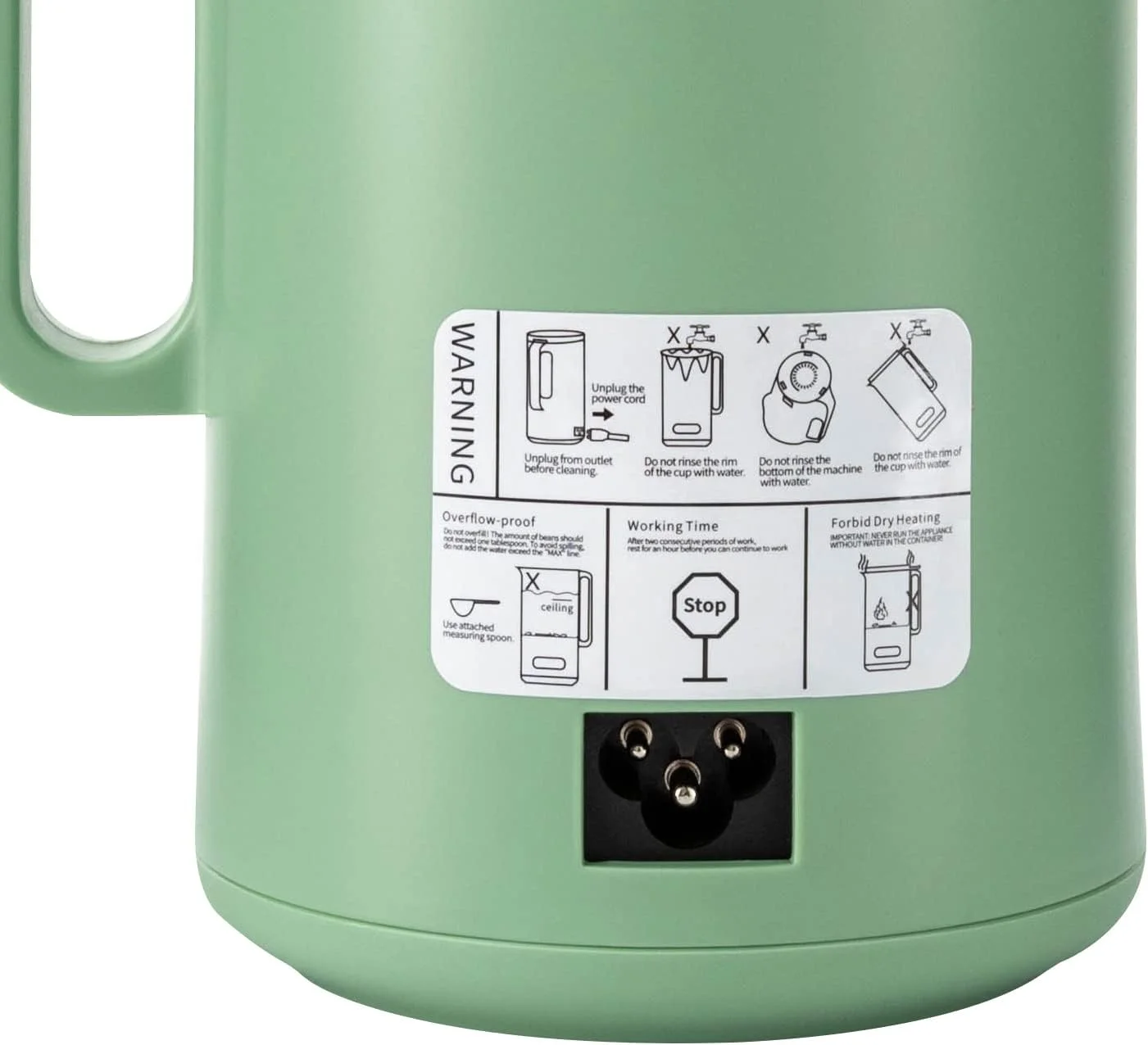 TFCFL Soymilk Maker 350mL Juicer Soy Milk Machine Stainless Steel Multi Cooker Mixer