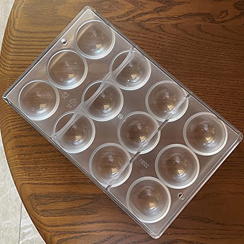 Goldbaking Ball Chocolate Mold Ball Polycarbonate Mould Chocolate Mold Hot Chocolate Bomb (Middle 2inch)