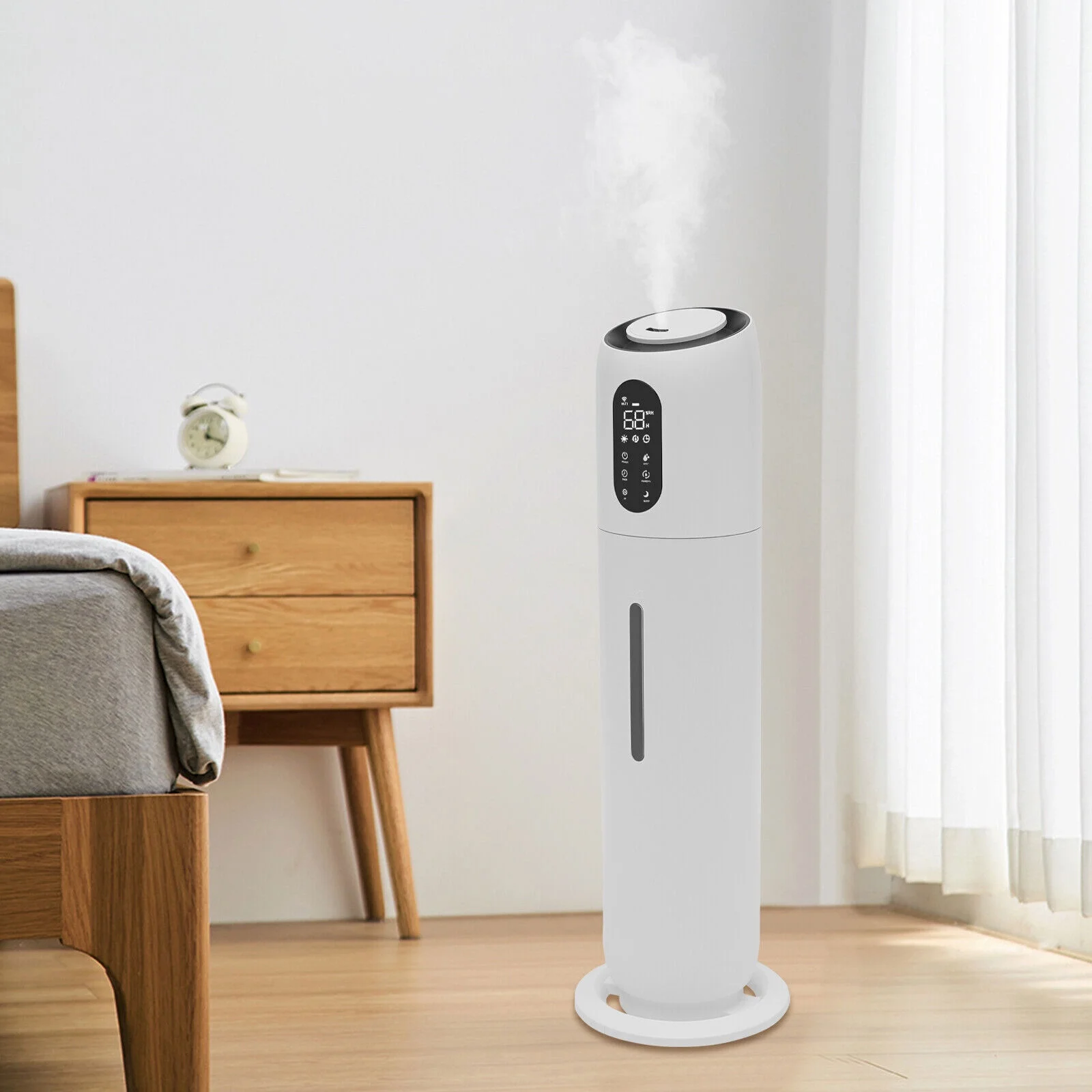 Miumaeov 9L Large Room Humidifier Whole House Ultrasonic Cool Mist Humidifier with Remote Control