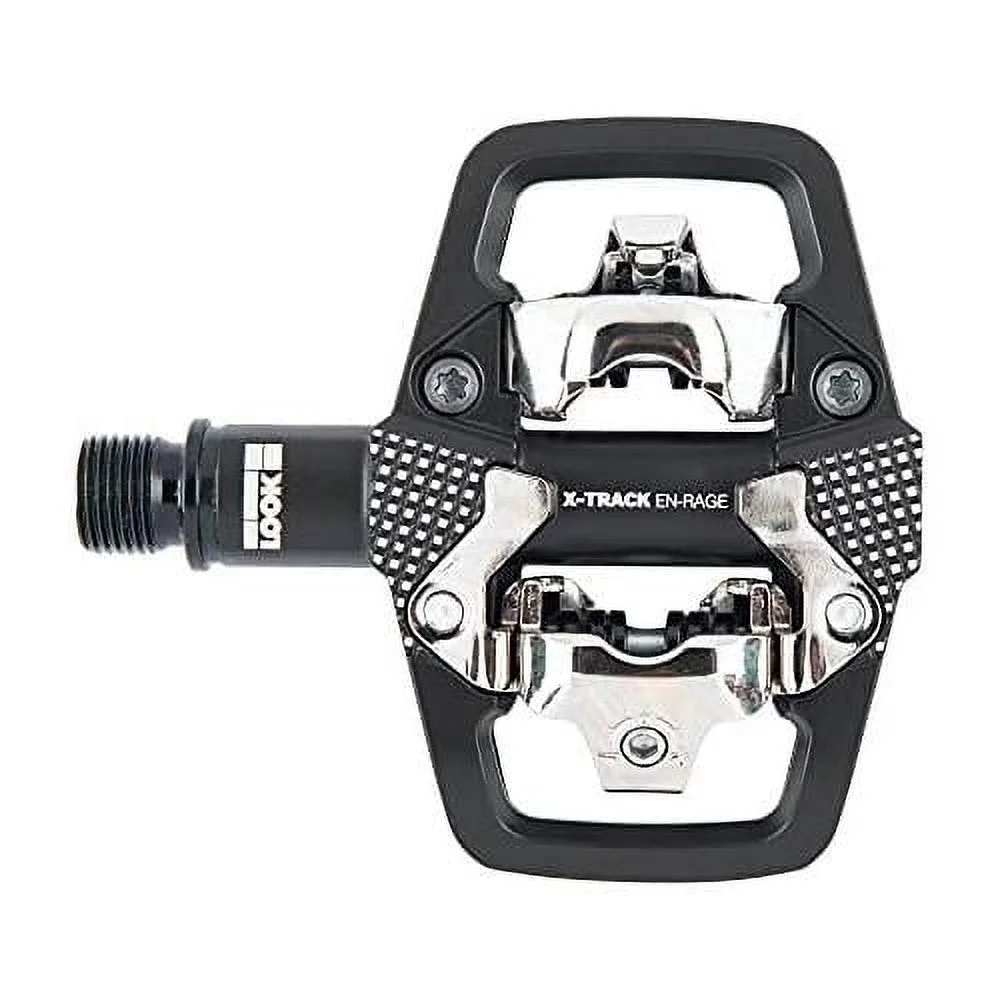 Cycle - X-Track En-Rage MTB Pedals - Standard SPD Mechanism Compatible - Clipless Pedal - Forged Aluminum Body - Large Contact Surfaces - Strong And Light Bike Pedals, Ideal For Trail Riding