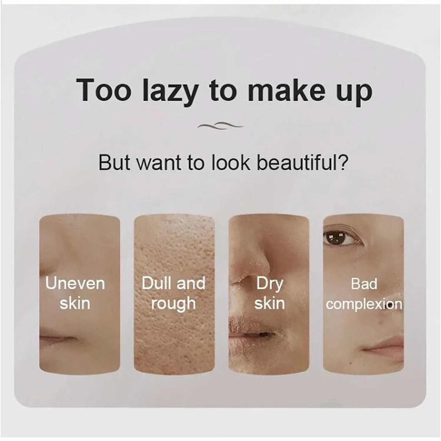 3-in-1 Tone up Cream, Beauty Cream Skin Plain Makeup Cream Moisturizing & Brightening Tone-Up Cream Lazy Concealer Cream 50g