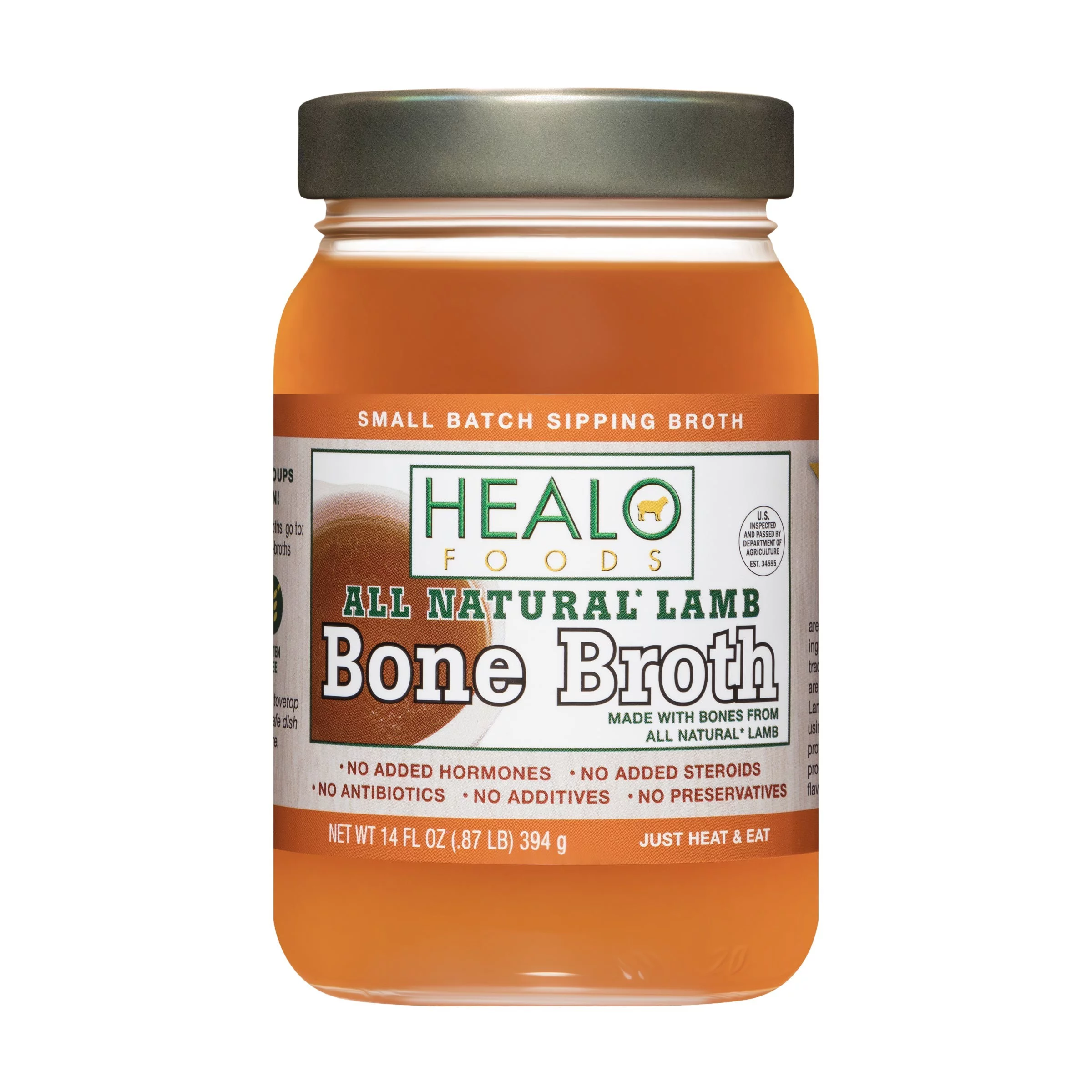 Healo Foods All Natural Lamb Bone Broth 6-Pack