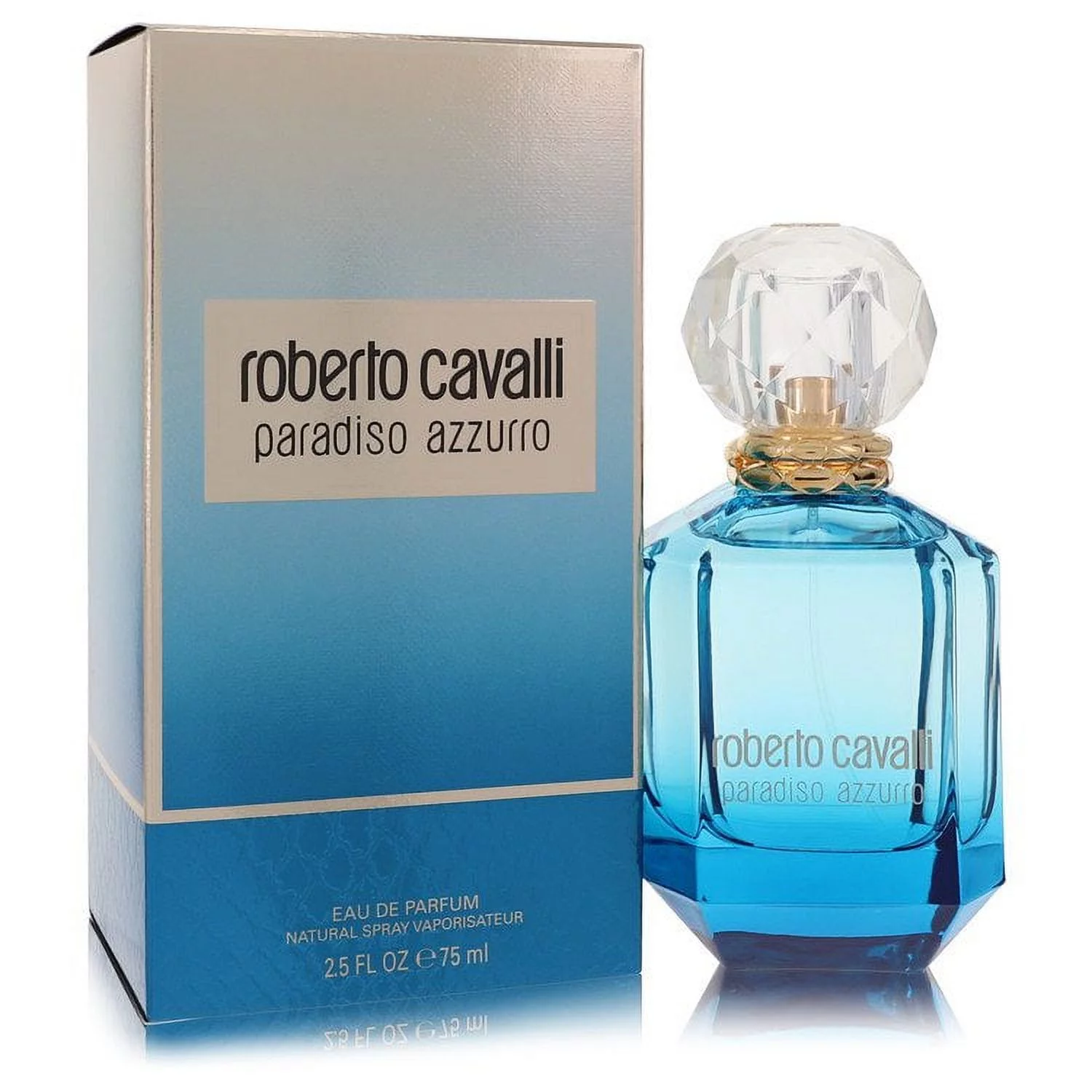 Roberto Cavalli Paradiso Azzurro by Roberto Cavalli Eau De Parfum Spray 2.5 oz for Women - Brand New