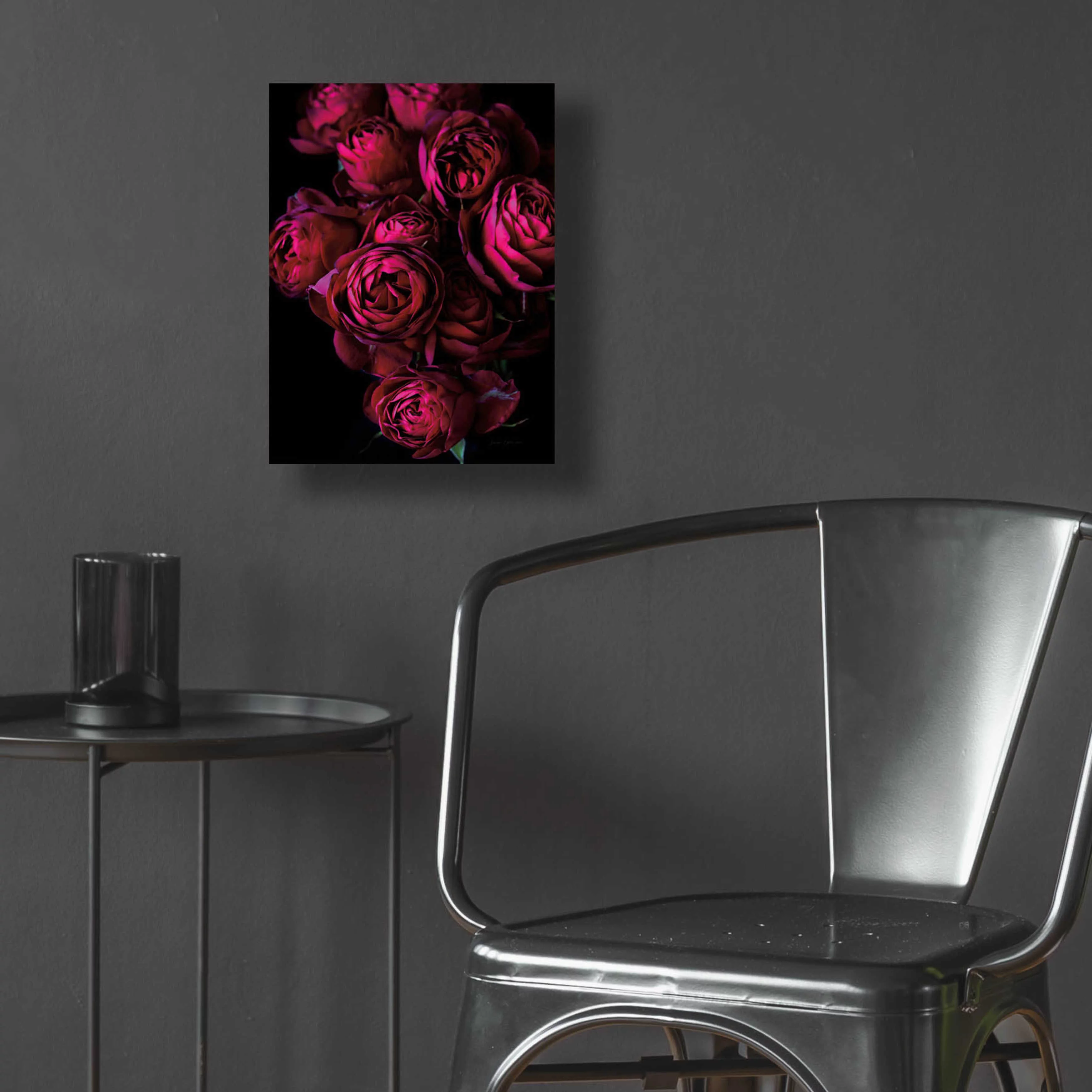 Epic Art 'Cabbage Roses' by Elise Catterall, Acrylic Glass Wall Art, 12