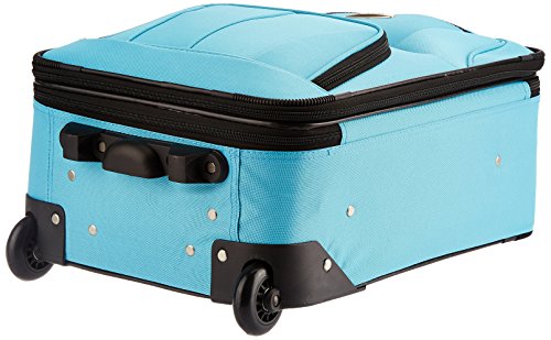 Rockland Fashion Expandable Softside Upright Luggage Set, Charcoal, 2-Piece (14/19)