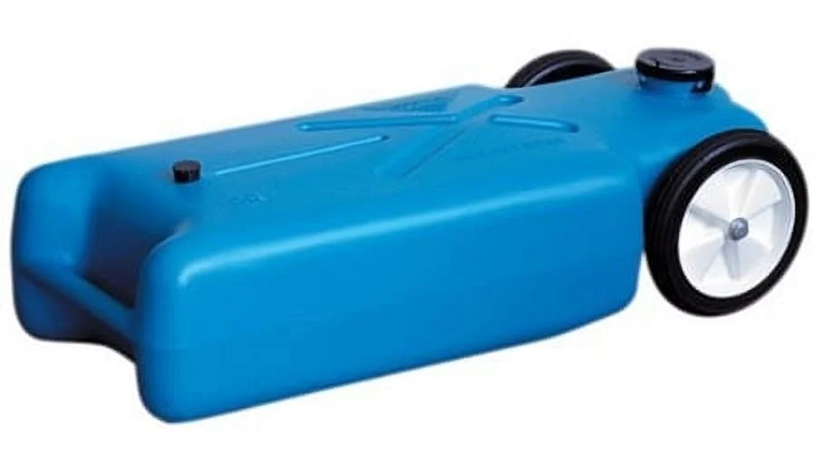 Barker 11747 15 Gallon Tote Along Portable Waste Tank - 2 Wheels