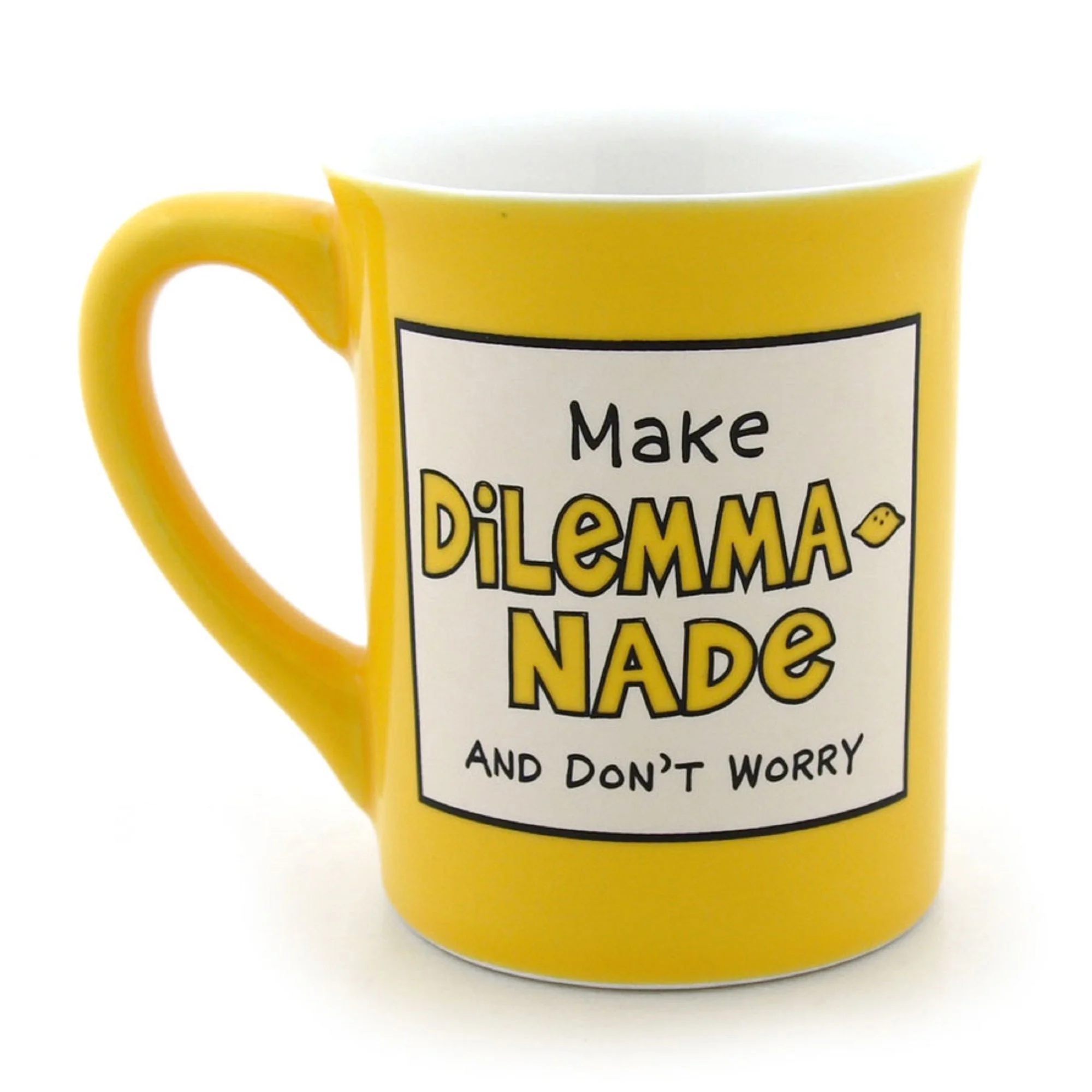 MAKE DELEMMA-NADE Mug 16-ounce Funny Inspirational Coffee Mug, Mom Gift, Friend Gift, Dad Gift