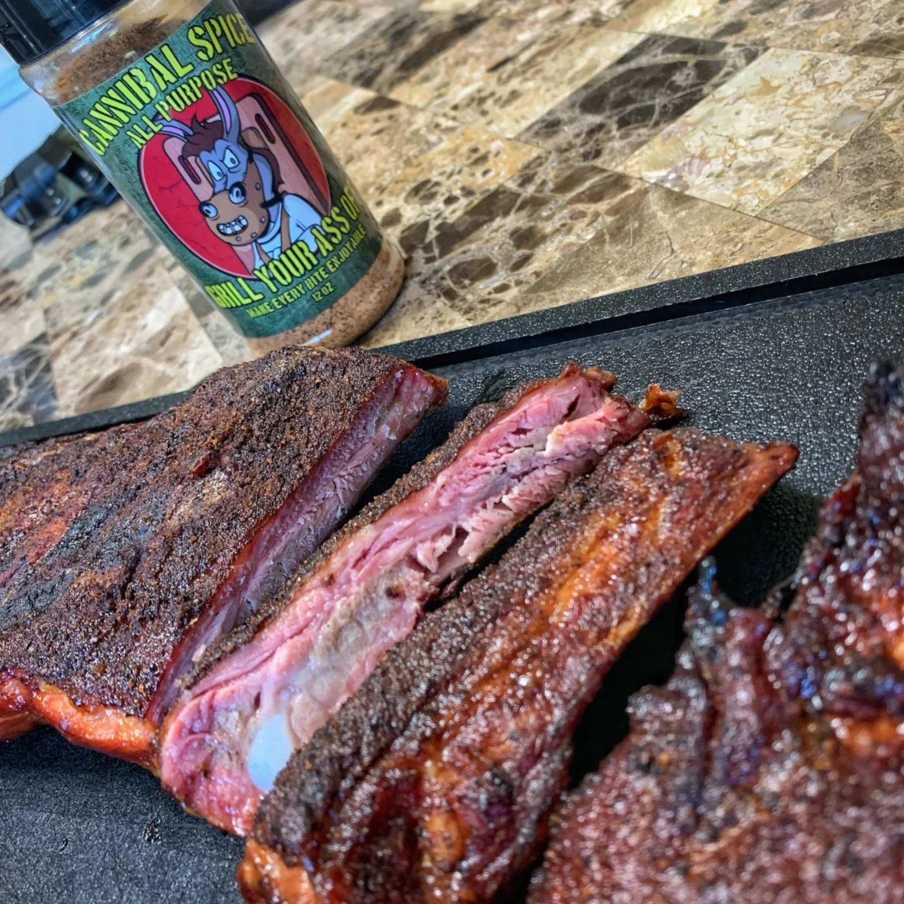 Grill Your Ass Off Cannibal All Purpose Spice - MSG & Gluten Free Premium Gourmet BBQ & Grill Seasoning, Made in Texas - 10.5oz