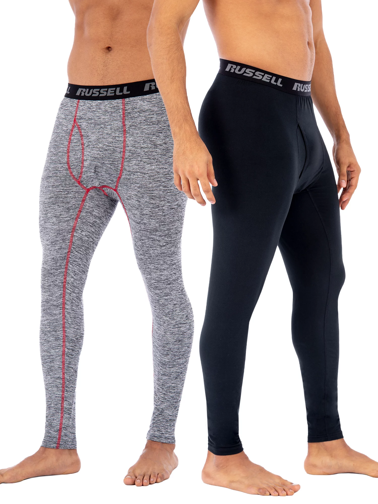 Russell 2-Pack Adult Mens & Big Mens L2 Active Performance Base Layer Thermal Pant, Sizes M-5XL