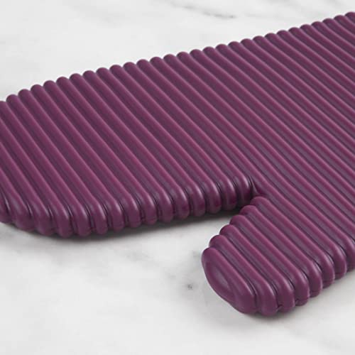 KITCHENAID Ribbed Soft Silicone Oven Mitt 2-Pack Set, 7.5