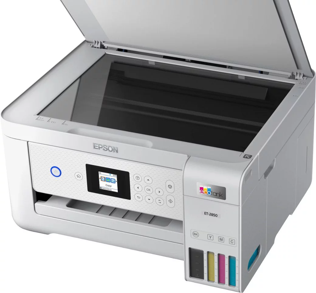 Epson EcoTank ET-2850 All-in-One Supertank Inkjet Printer - White (C11CJ63202)