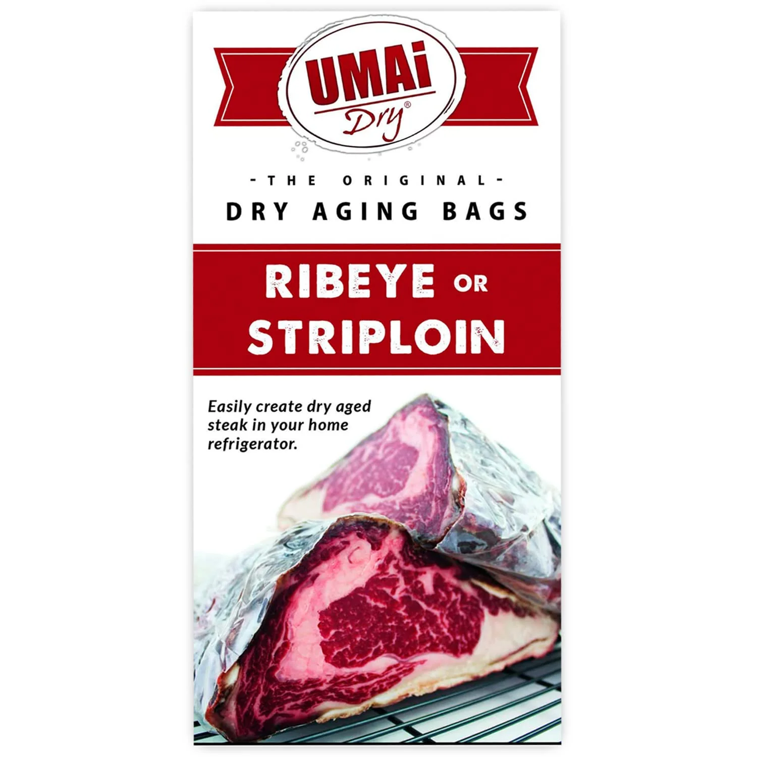 umai dry ribeye/striploin packet
