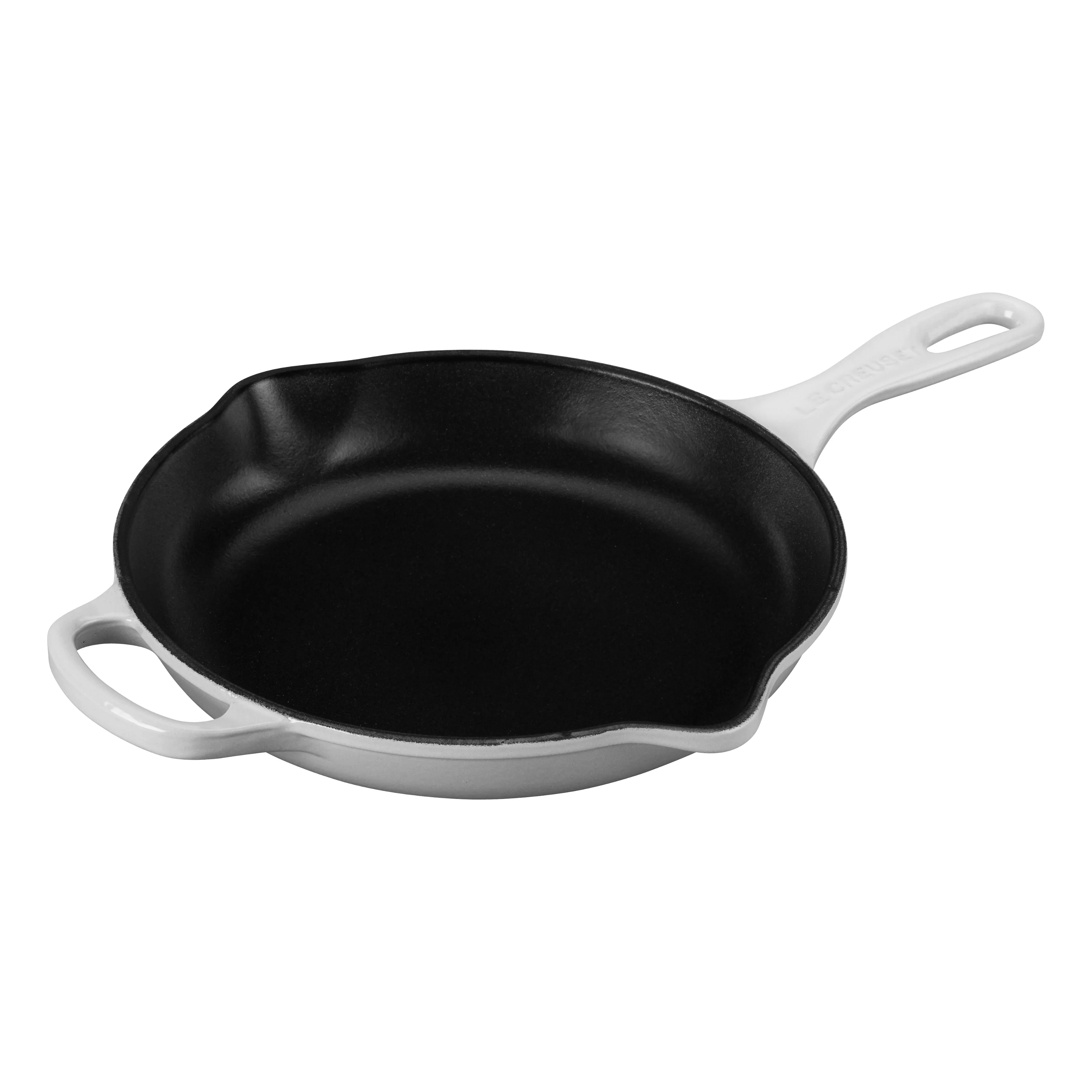 Le Creuset Signature White Enameled Cast Iron 9 Inch Skillet