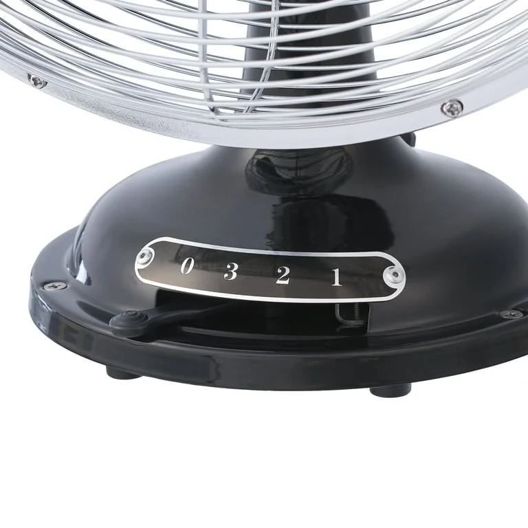 12'' Retro 3-Speed Metal Table Fan