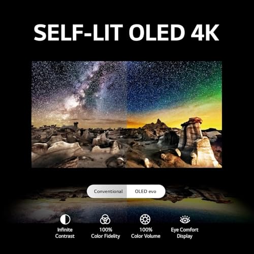 LG 55-Inch OLED C3 HDR 4K Smart OLED TV Bundle - 120 HZ Refresh Rate + UAX 4K HDMI 2.0 Cable + CPS 24 Months Protection and Streaming Kit with Alexa