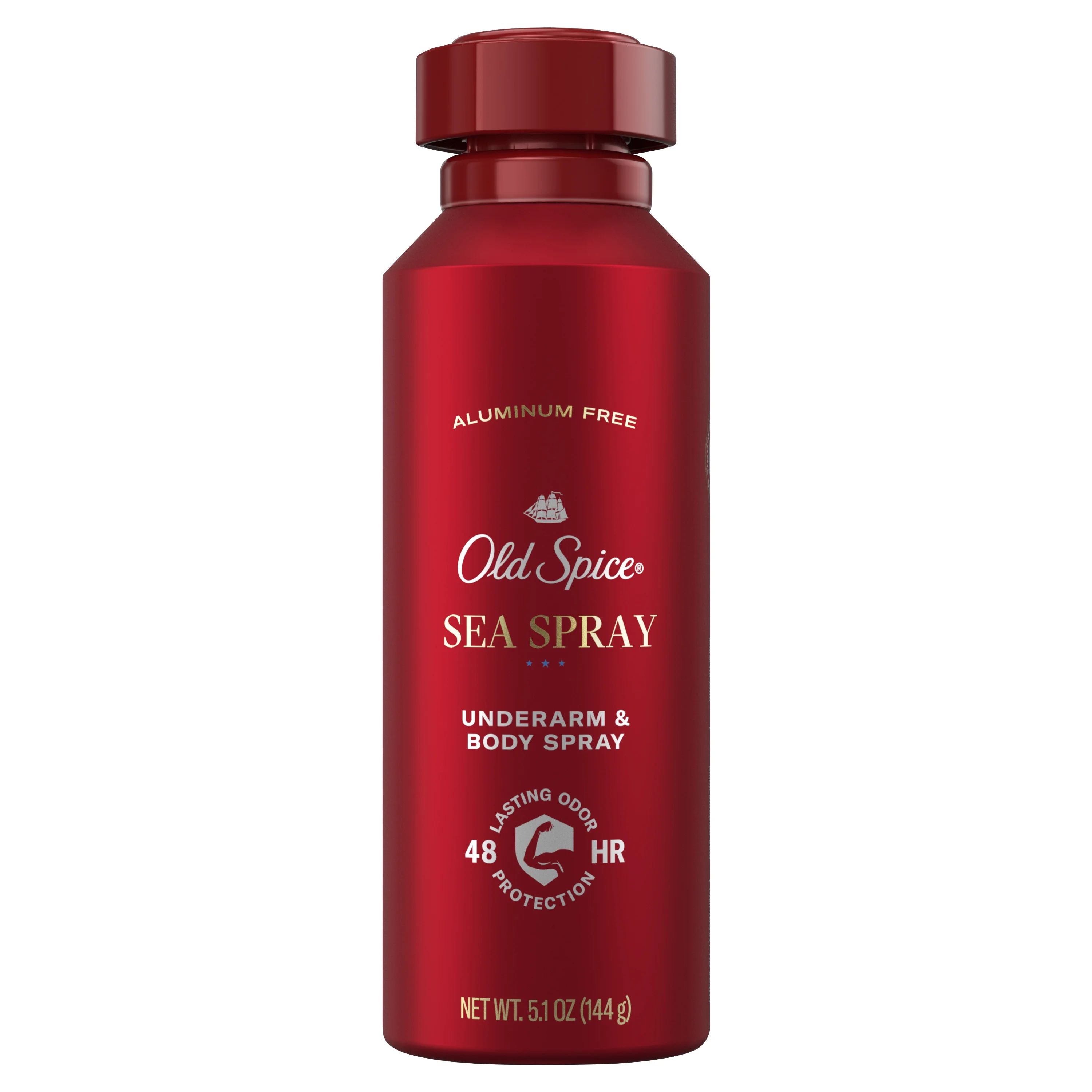 Old Spice Body Spray for Men, Sea Spray Cologne Scent, 5.1 oz