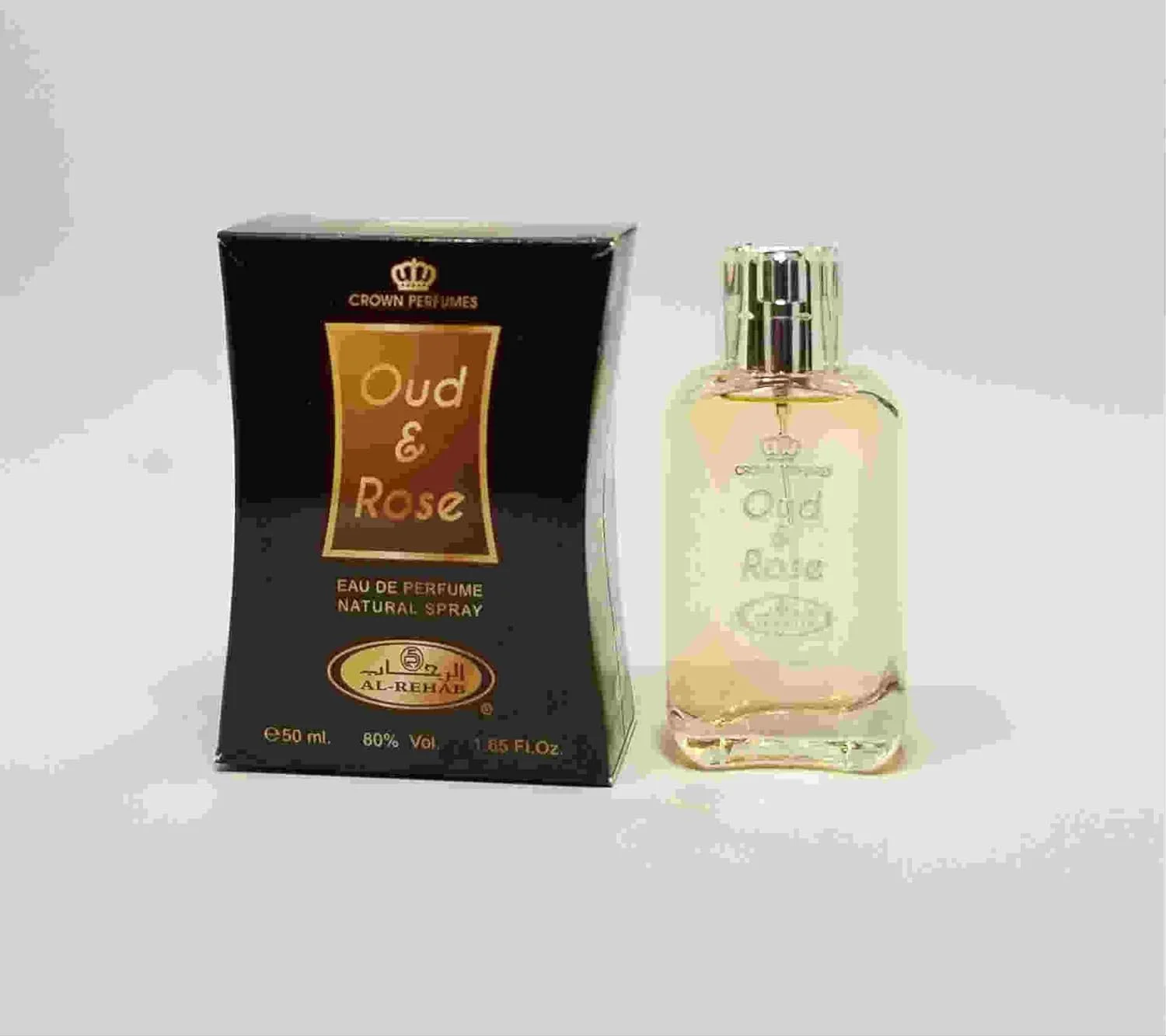 Oud & Rose - Al-Rehab Eau De Perfume Natural Spray (50 Ml/1.65 Fl. Oz)- 12 Pack
