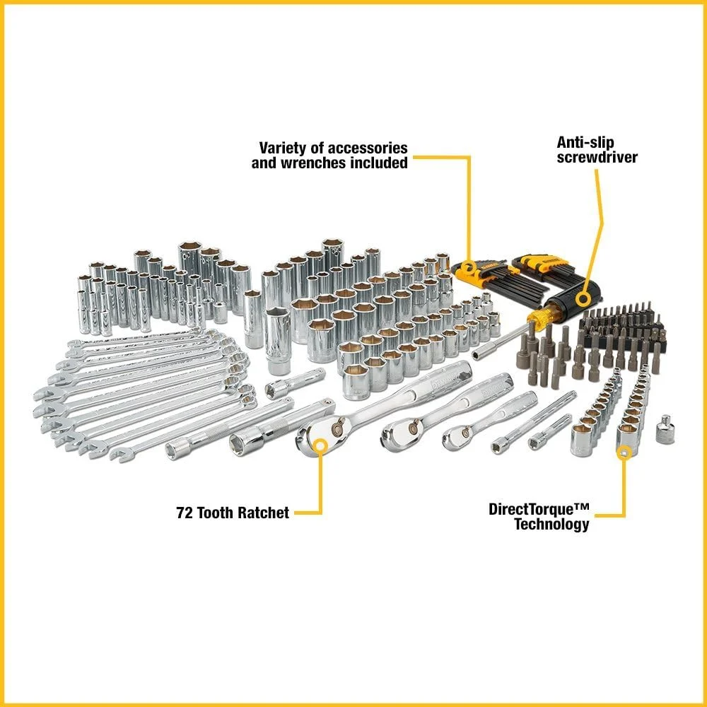 DEWALT DWMT81534 205Pc Mechanics Tool Set