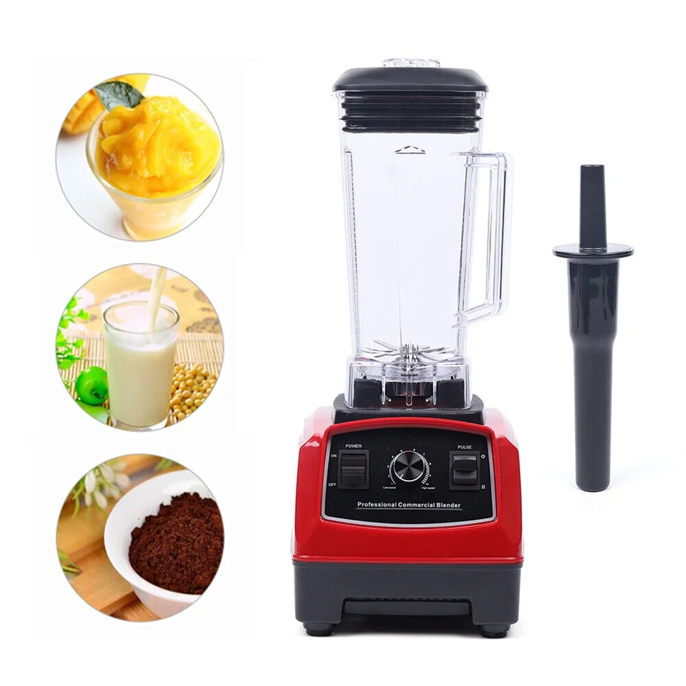 2L Commercial Professional Countertop High Speed Blender Mixer Plastic Housing
