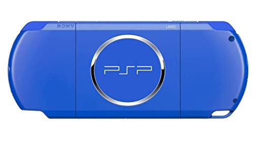 PSP Slim and Lite 3000 Series Handheld Gaming Console with 8GB Memory Card (White/Blue) (Renewed)