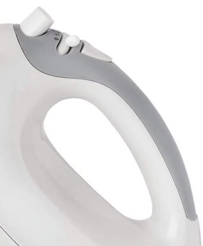 5-Speed Hand Mixer in White