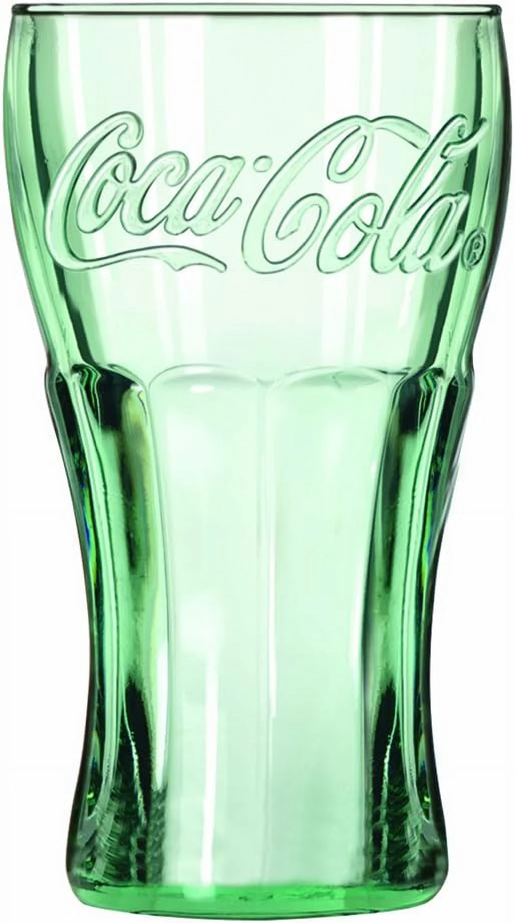 Libbey Coca-Cola 16-3/4-Ounce Glass Tumblers, Georgia Green, Set of 6